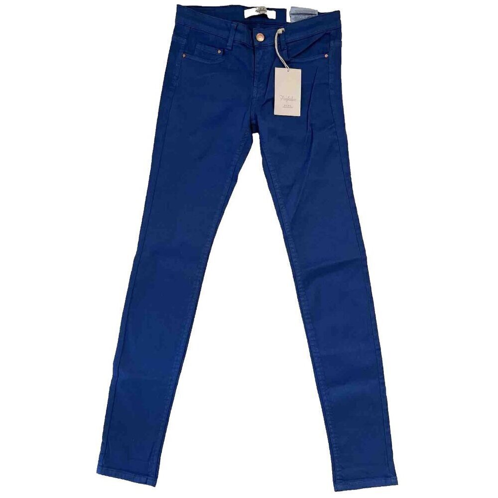 Zara Trafaluc Women's Blue Denim Slim Skinny Jeans Size 2 US - Picture 3 of 15